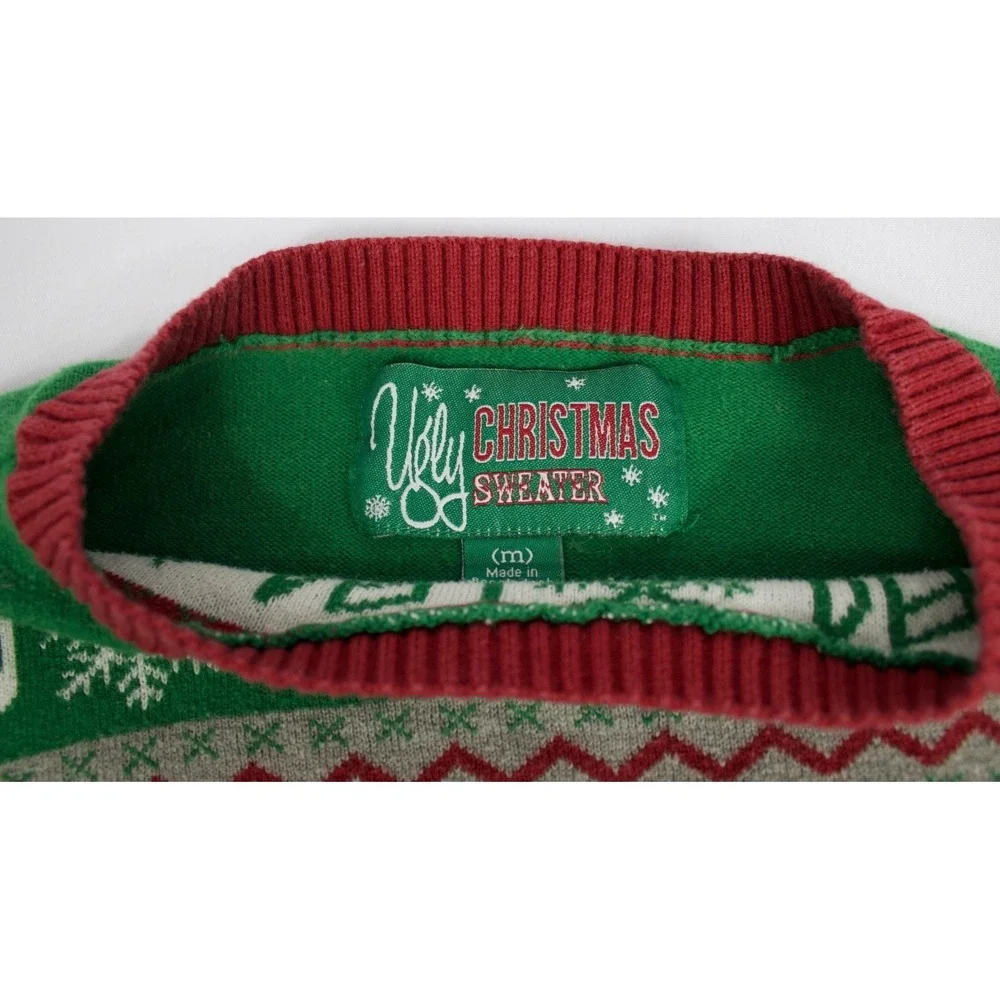 The Beatles Abbey Road Ugly Christmas Sweater Music‎ Fun Holiday Size Medium